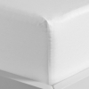 Простынь на резинке Lodex белая 160х200+25 см
