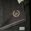 Полотенце махровое Maison D'or коричневое с вышивкой 85x150 см