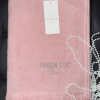 Махровое жаккардовое полотенце с бахромой Maison Dor Розовое 85x150 см