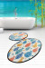 Набор ковриков для ванной Chilai Home FISH COLORFUL DJT 60x100 см + 50x60 см