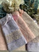 Набор махровых полотенец с кружевом для рук Nilteks из 12-ти штук  30x50 см