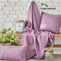 Плед Karaca Home Softy Comfort lila 130х170 см