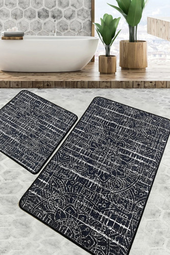 Набор ковриков для ванной Chilai Home ASARA 60x100 см + 50x60 см