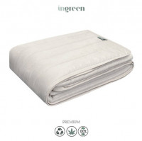 Одеяло Ingreen сатин/конопля демисезонное летнее бежевое 160x210 см