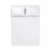 Простынь на резинке с наволочкой Penelope - Celine white белый 120x200 + 50x70 см