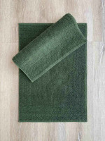 Набор полотенец для ног Cotton Box из 2 шт. 50х70 см темно-зеленый