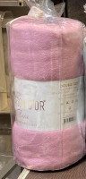 Простынь махровая на резинке с наволочками Maison Dor Розовая 180х200 см