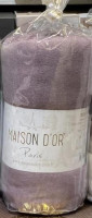 Простынь махровая на резинке с наволочками Maison Dor Лиловая 180х200 см