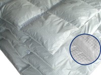 Одеяло Iglen 100% пух (серый) кассетное зимнее климат-комфорт 200x220 см