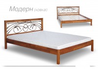 Кровать Артмикс Модерн с ковкой 140х190 см