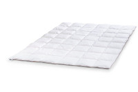 Пуховое кассетное одеяло Mirson 100% Белый пух DeLuxе light 110x140 см, №028