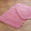 Коврик для ванной Irya Sahra розовый 70x120 см