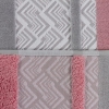 Полотенце махровое NAZENDE 50x90 розово-серый
