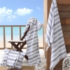 Пляжное полотенце  STRIPE Peshtemal 70x140 серое