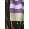 Полотенце Barine Pestemal Journey Olive-Purple 90x165 см