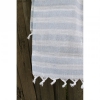 Полотенце Lotus Pestemal Blue 07 Hard stripe 75х150 см