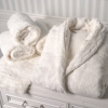 Банный набор из халата и 2 полотенец с кружевом Vincent Devois Jeanette