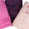 Набор махровых полотенец Beverly Hills Polo Club 355BHP1220 Purple Fuchsia Pink из 3 шт.