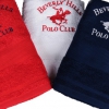 Набор махровых полотенец Beverly Hills Polo Club 355BHP1221 White Dark Blue Red из 3 шт.