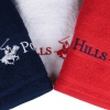 Набор махровых полотенец Beverly Hills Polo Club 355BHP1222 White Dark Blue Red из 3 шт.