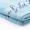 Набор махровых полотенец Beverly Hills Polo Club 355BHP1231 Soft Blue из 2 шт.