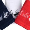 Набор махровых полотенец Beverly Hills Polo Club 355BHP1232 White Dark Blue Red из 3 шт.