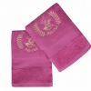 Набор махровых полотенец Beverly Hills Polo Club 355BHP1289 Pink из 2 шт.