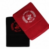 Набор махровых полотенец Beverly Hills Polo Club 355BHP1281 Black Red из 2 шт.