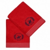 Набор махровых полотенец Beverly Hills Polo Club 355BHP2226 Red из 2 шт.