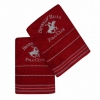 Набор махровых полотенец Beverly Hills Polo Club 355BHP1253 Claret Red из 2 шт.