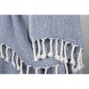 Плед-накидка Barine Wool Basket indigo синий  120x175 см