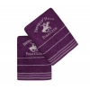 Набор махровых полотенец Beverly Hills Polo Club 355BHP1255 Fitili Purple из 2 шт.
