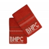 Набор махровых полотенец Beverly Hills Polo Club 355BHP1450 Botanik Brick Red из 2 шт. 70х140 см