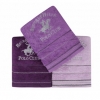 Набор махровых полотенец Beverly Hills Polo Club 355BHP2276 Purple, Dark Purple, Light Purple из 3 шт.