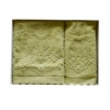 Набор полотенец Arya Sabino зеленый 50x90 см + 70x140 см