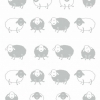 Плед LightHouse Happy Sheep серый 140x200 см