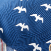 Набор постельное белье с покрывалом Karaca Home Albatros lacivert 2020-1 синий евро