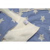 Плед микроплюш Barine Star Patchwork throw  blue голубой 130x170 см