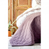 Набор Karaca Home Chester murdum 2020-1 фиолетовый с покрывалом и пледом евро