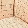 Чехол на трехместный диван HomyTex бархатный плюш Кремовый