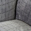 Чехол на двухместный диван HomyTex бархатный плюш Серый