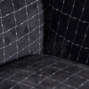 Чехол на двухместный диван HomyTex бархатный плюш Темно-серый