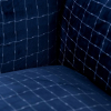 Чехол на угловой диван HomyTex бархатный плюш Синий