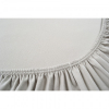 Простынь на резинке Othello Flex серый 160x200+40 см