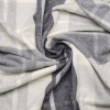 Плед кашемир Вултекс Тоскана бело-серо-т.серый 140х200 см