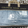 Плед из микрофибры Colorful Home 200x220 см квадрат серо - голубой
