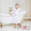 Халат детский Guddini с ушками для мальчика gud-008 белый 5-9 лет