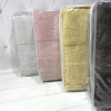 Набор махровых полотенец из 3 шт. 30х50 см. + 50х90 см.+ 75х150 см. Soft cotton  DELUXE 4
