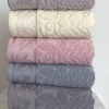 Набор махровых полотенец Cestepe Cotton Jacquard Sehrazat из 6 штук 70х140 см