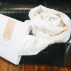 ​​​Пуховое кассетное одеяло Mirson Коллекция Luxury Exclusive Белый пух 110x140 см, №078 (легкое)